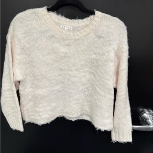 H&M Soft Cream Crew Neck Sweater